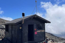 Mt Ruapehu Haliday Hut wind and rain sensors
